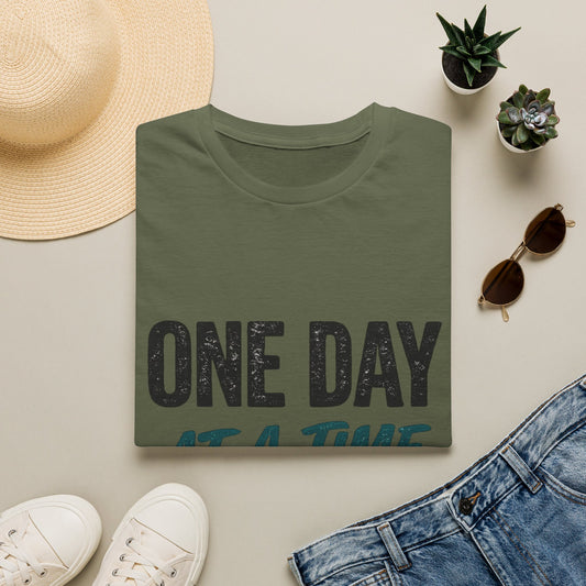 One Day at a Time T‑Shirt — Motivational Recovery Tee