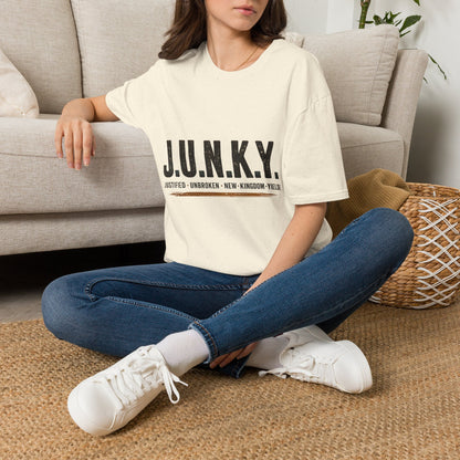 J.U.N.K.Y. Graphic T‑Shirt — Bold Acronym Streetwear Tee